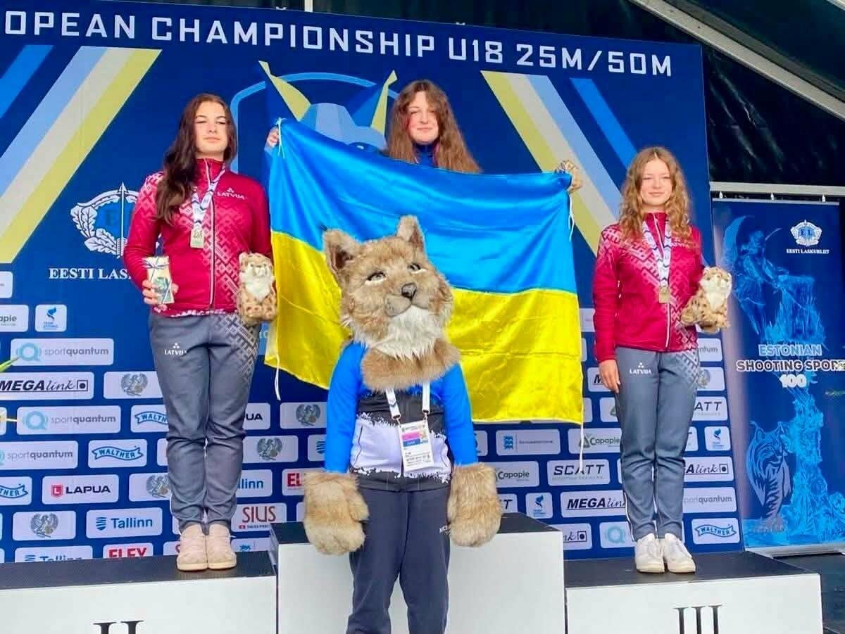 Спортсменка з Чернігівщини встановила рекорд та виборола два «золота» на чемпіонаті Європи